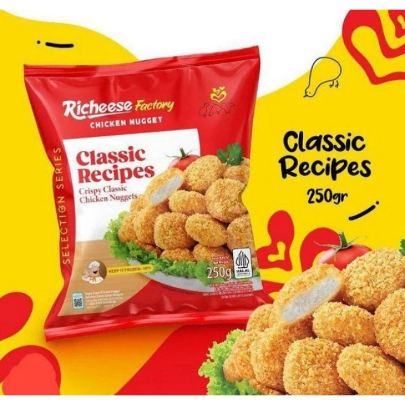 

Richeese Chicken Nugget Classic Recipes 250gr