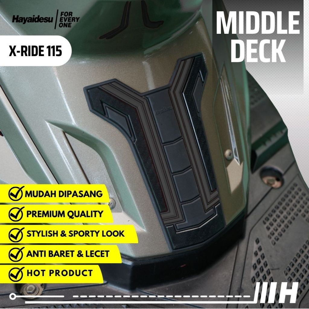 Hayaidesu XRIDE 115 Body Protector Middle Deck Cover