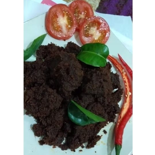 

RENDANG DAGING NEMI 100%asli , MAMA EMI. 250gram daging . berat jadi 400-500gram
