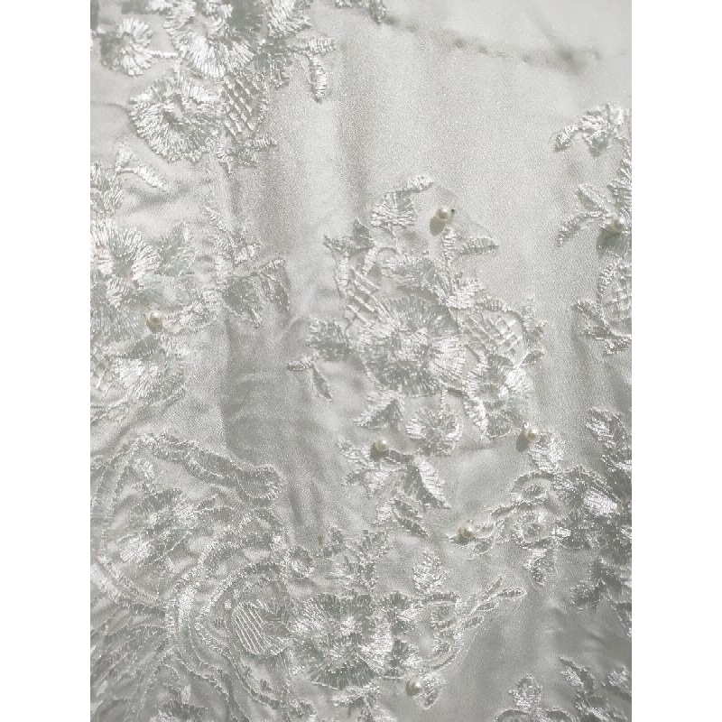 preloved gamis brukat gamis akad gamis lamaran warna putih tulang