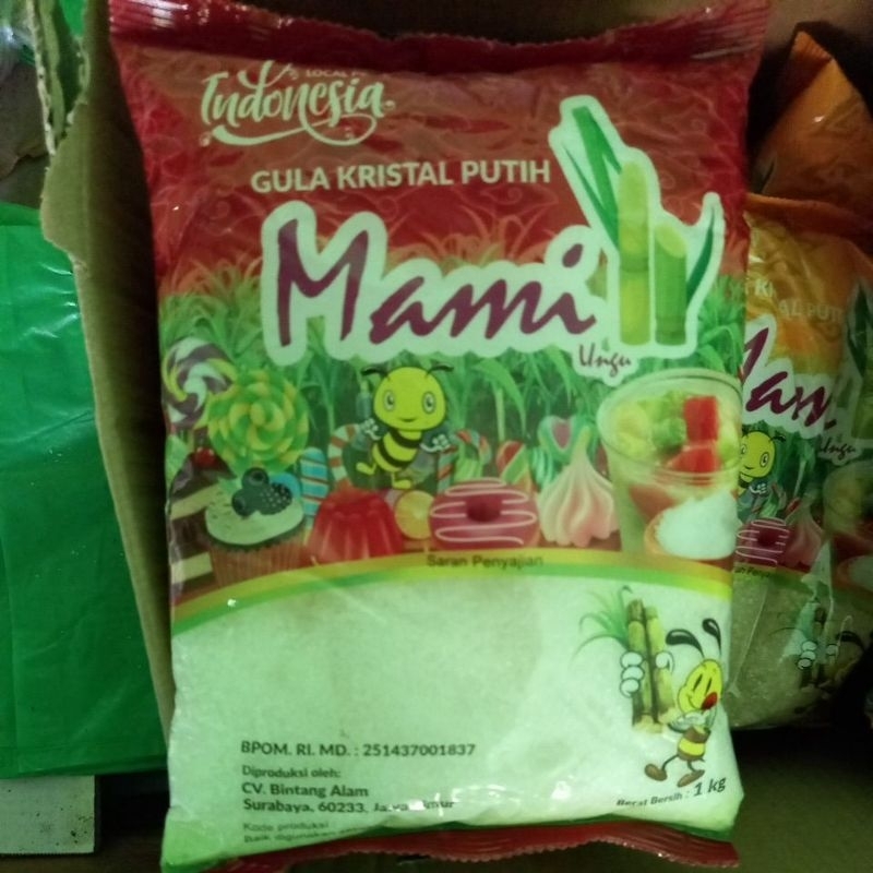 

gula kristal murni Mami