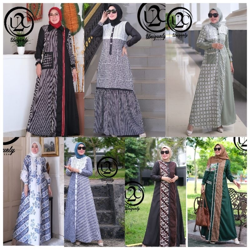 gamis batik retania paramitha lestari seruni ASMArini Ayudia Sukma Kinara Sasmaya set by butik U2C O