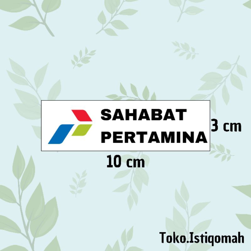 STIKER MOTOR/STIKER SAHABAT PERTAMINA/STIKER SOBAT PERTAMINA