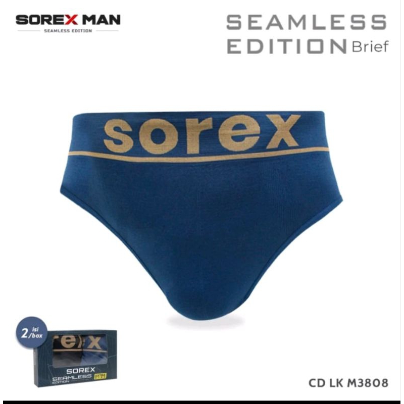 ( 2 Pcs ) Celana Dalam Pria Sorex Big Size Cd Pria Sorex Jumbo