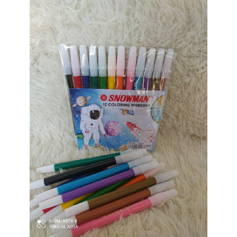 

Spidol Snowman 12 Warna