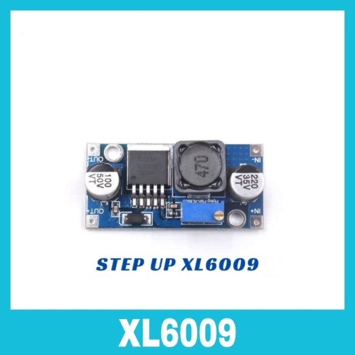 BAYAR DI TEMPAT | XL6009E1 STEPUP DC CONVERTER Step Up 4A 15w XL6009E1 DC to DC Boost Converter Adju