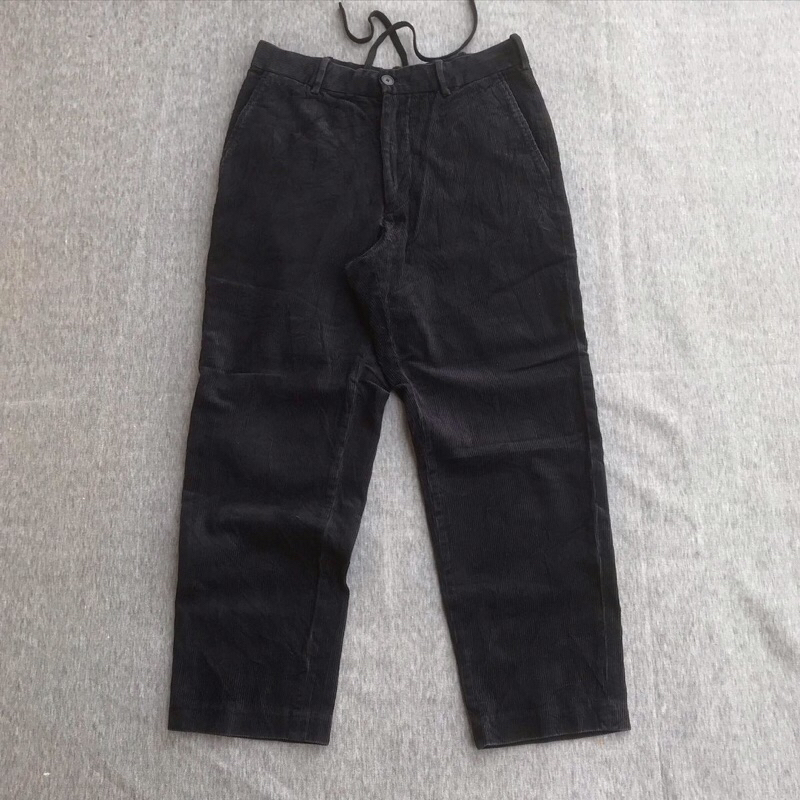 uniqlo ezy ankle pants corduray ukuran S