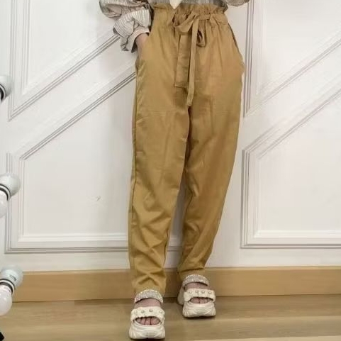 Celana Kulot Tali Pinggang Karet