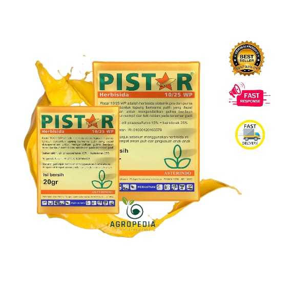 HERBISIDA SELEKTIF PADI PISTAR 10/25 WP -  MEMBASMI TEKI TEKIAN PADA PADI