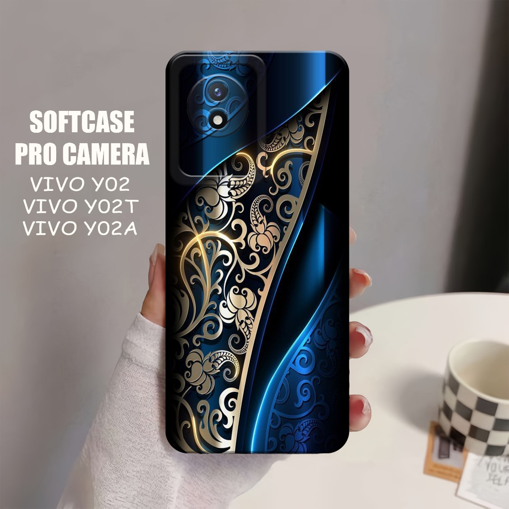 Case VIVO Y02 / Y02T - VIVO Y02 / Y02T  Terbaru - Softcase VIVO Y02 / Y02T - Softcase Pro Camera - C