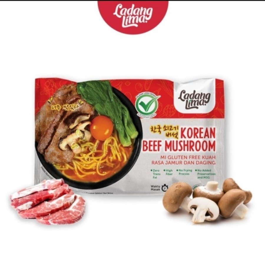 

Mie Korean gluten Free Ladang Lima 94gr - Instan Korean Noodle