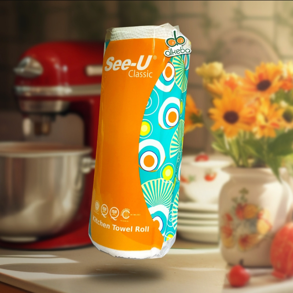 Tissue See-U Tisu Roll Kitchen Towel Classic / Tissue Dapur See-u Serap Minyak