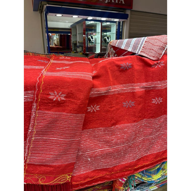 Set Songket Hatirongga Simalungun Dan Bulang Merah/Penari Simalungun