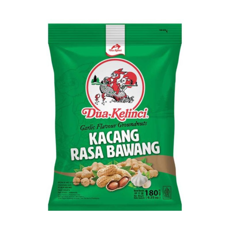 dua kelinci kacang bawang 180 gr