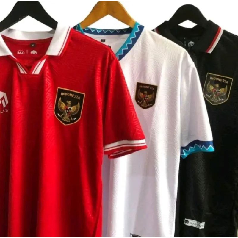 JERSEY TIMNAS INDONESIA 2023 JERSI TIMNAS Jersey Timnas Indonesia 2023 Jersey Olah Raga Bahan BRAZIL