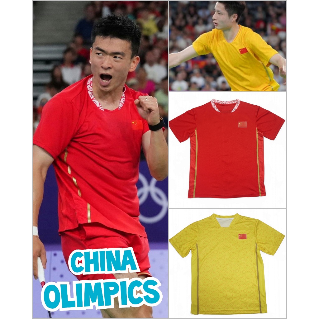 Jersey badminton china olimpiade 2024