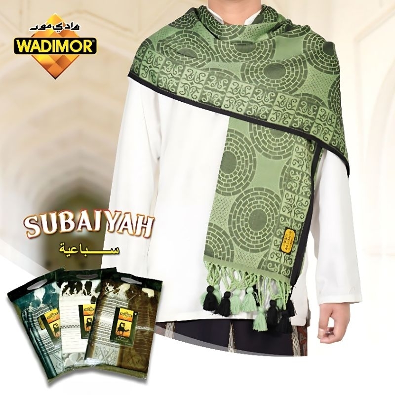 Sorban WADIMOR Subaiyah Jacquard Songket Burma Sarung Wadimor