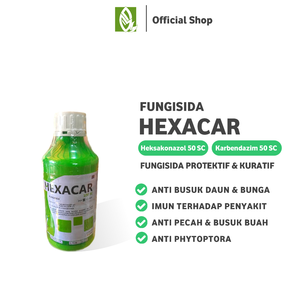 HEXACAR 1 LITER FUNGISIDA ANTI JAMUR DAN ANTRANOKSA