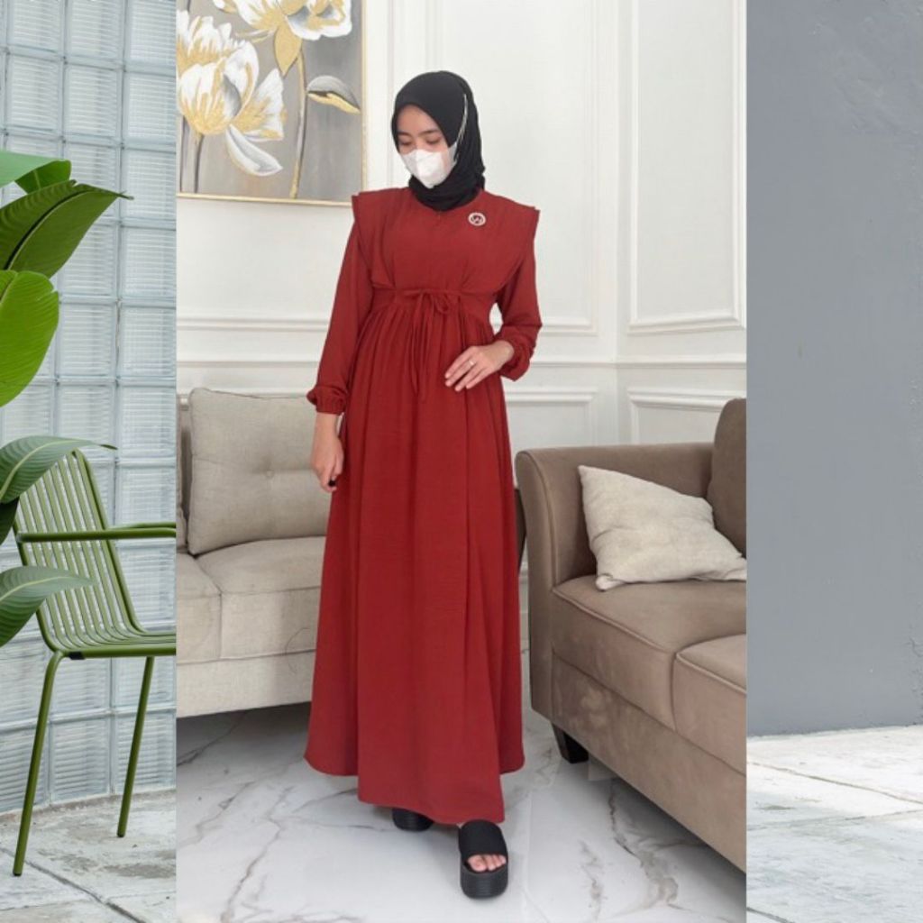 maxi dres-Larissa Dress-Dress Crinkle Airflow Premium