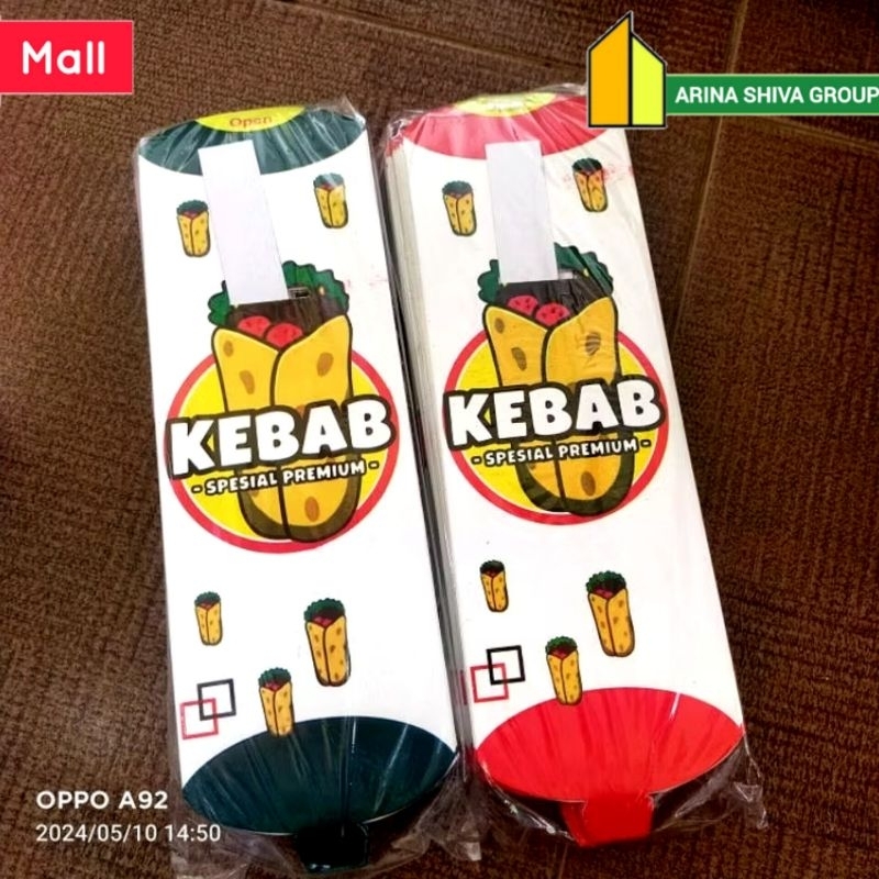 

150 LEMBAR KERTAS KEBAB TARIKAN IVORI PUTIH UKURAN 24.5 × 9.5 CM HIGH QUALITY TEBAL PRODUK TERBARU | KOTAK KEBAB IVORI PUTIH KEKINIAN | DUS KEBAB VIRAL TIKTOK | KEMASAN KEBAB | BOX KEBAB 150 PCS MURAH | TOKO KEBAB OFFICIAL | ARINA SHIVA GROUP 6440