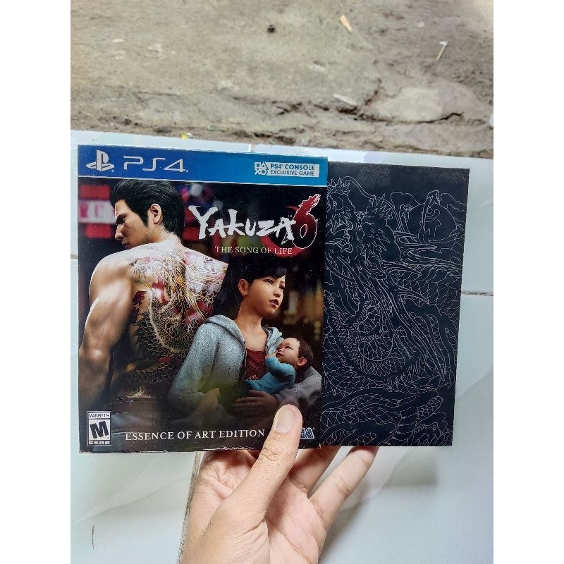 kaset ps4 yakuza 6 art book