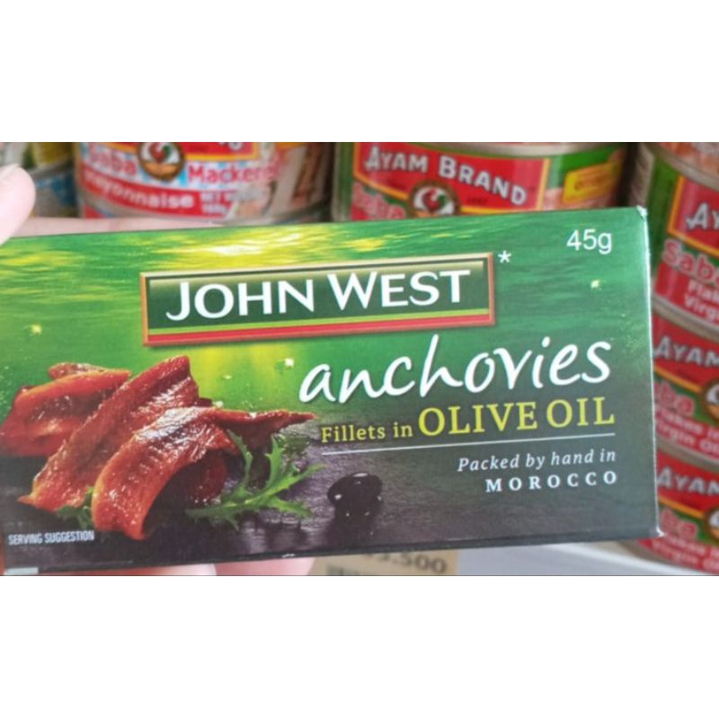

john west anchovy 45gr