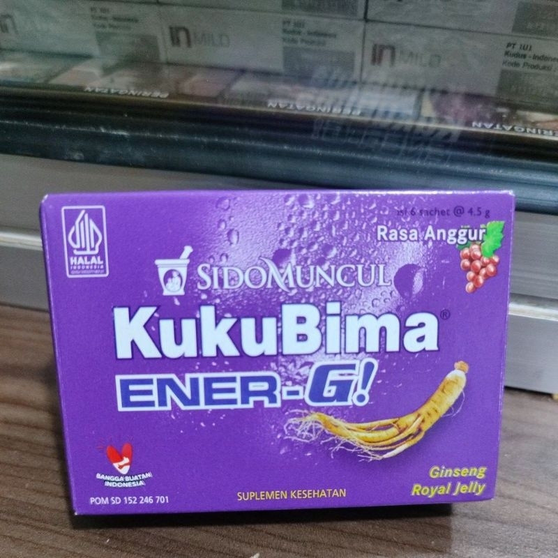 

KukuBima ener G rasa anggur isi 6 sachet