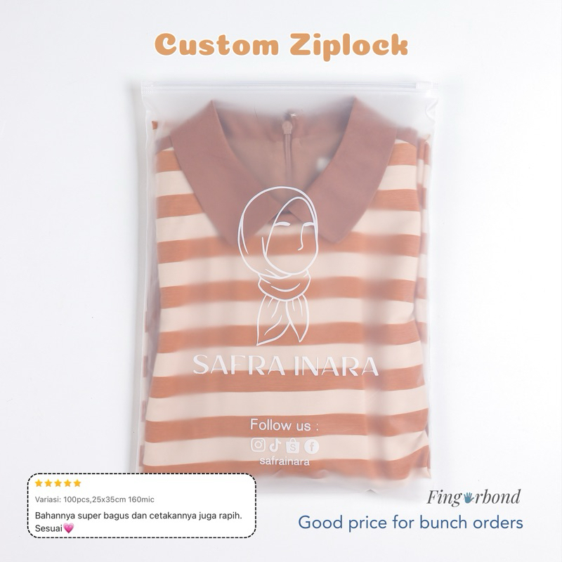 

CUSTOM ZIPPER ZIPLOCK PREMIUM POUCH STORAGE BAG ( JUMBO )