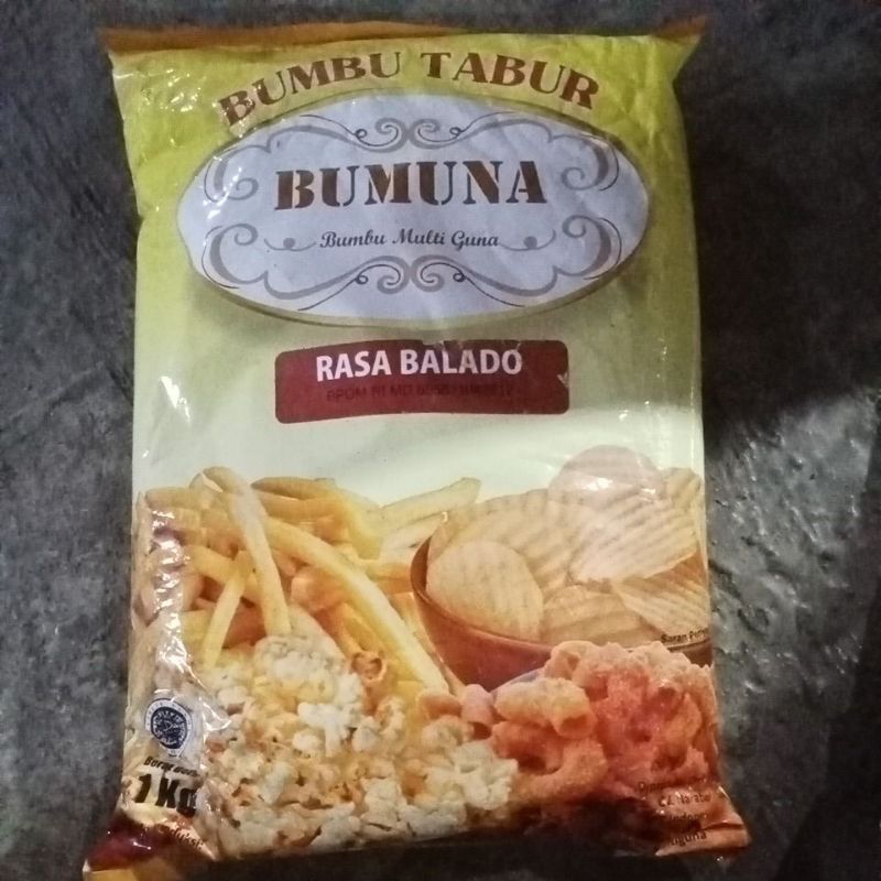 

Bumbu Tabur Bumuna multi guna 1kg