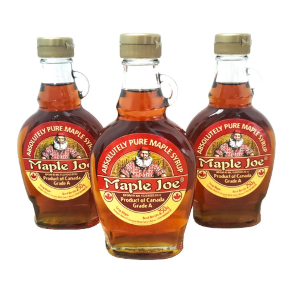 

Sirup rasa Maple Mapple Joe asli Premium Grade A 250 Gram / Maple Syrup
