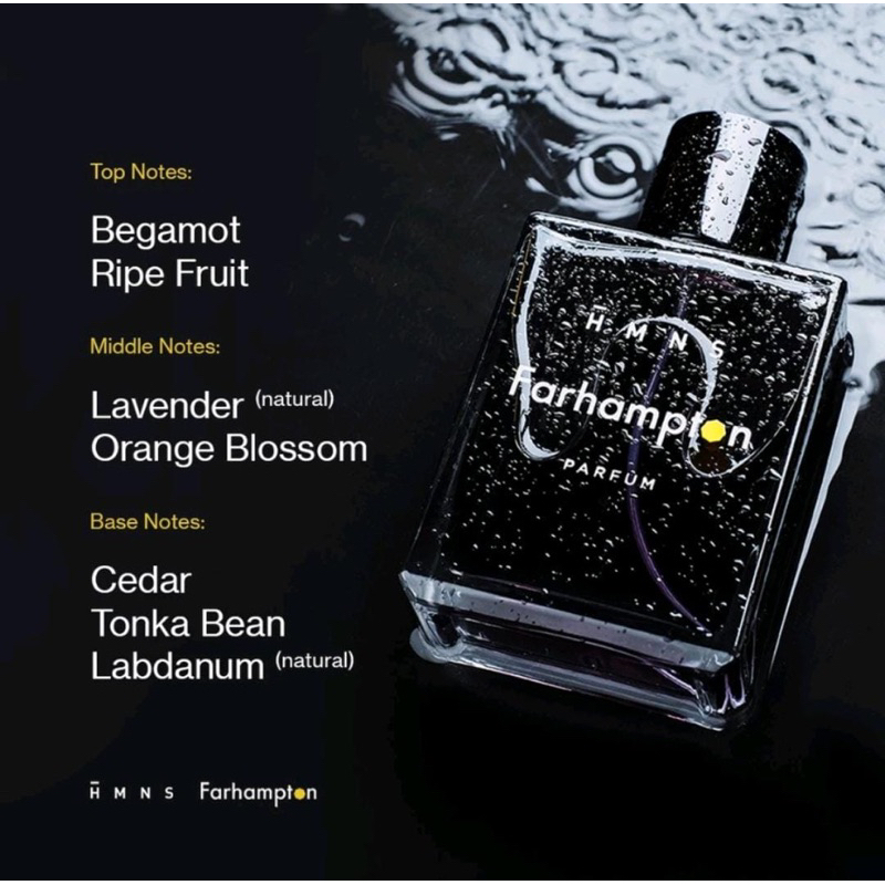 parfume HMNS farhampton begamot ripe fruit