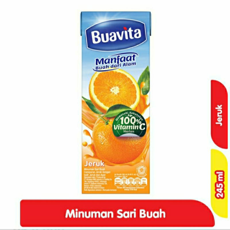 

Buavita Jus Jeruk 245 ml