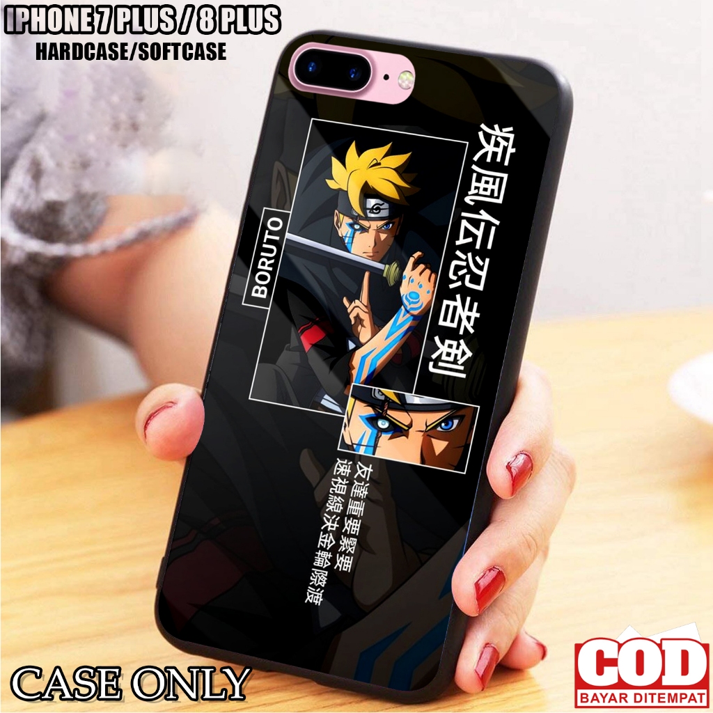 Case IPHONE 7 PLUS / IPHONE 8 PLUS - Casing IPHONE 7 PLUS / IPHONE 8 PLUS [ NARUTO ] Silikon - Kesin