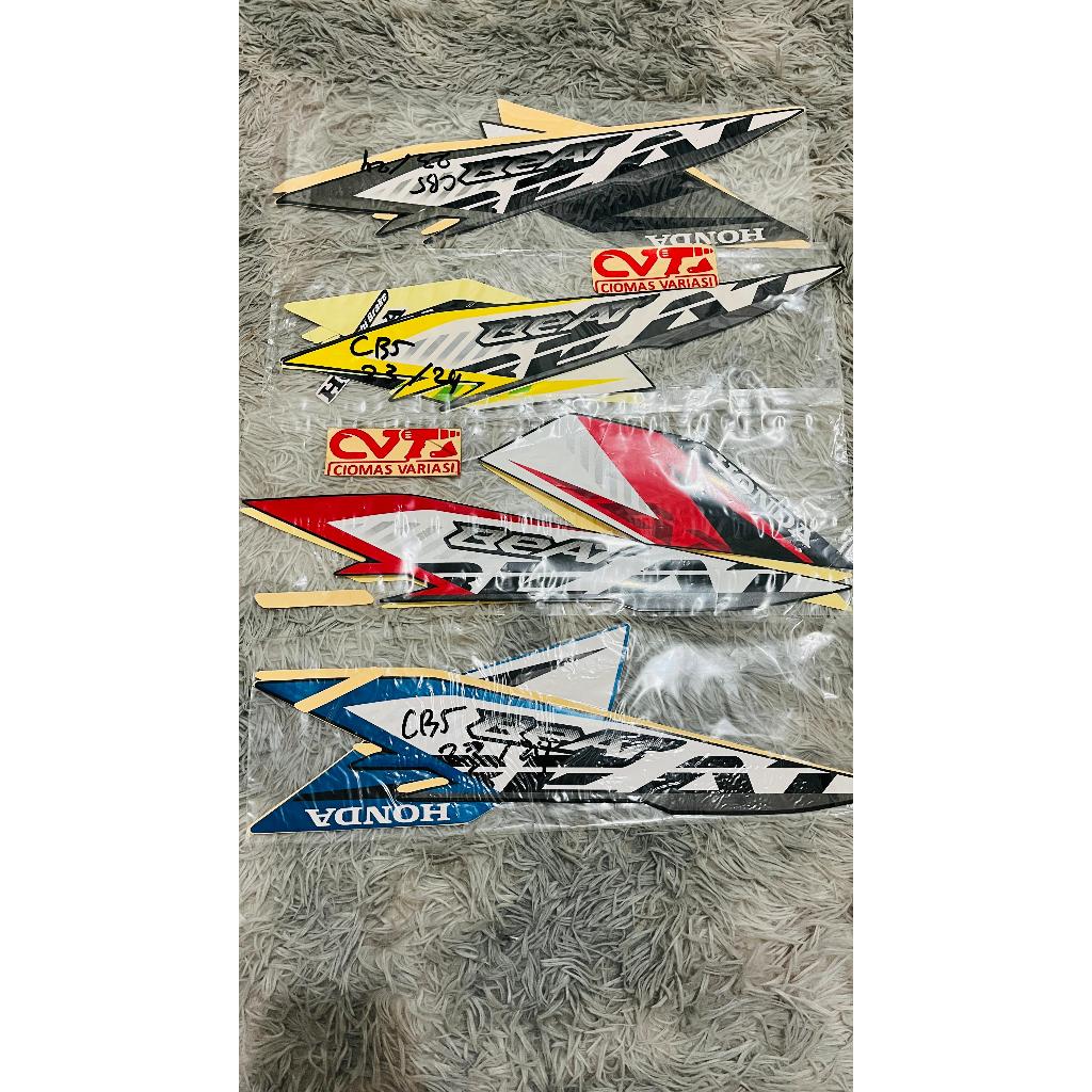 STIKER STRIPING MOTOR HONDA BEAT CBS 2023