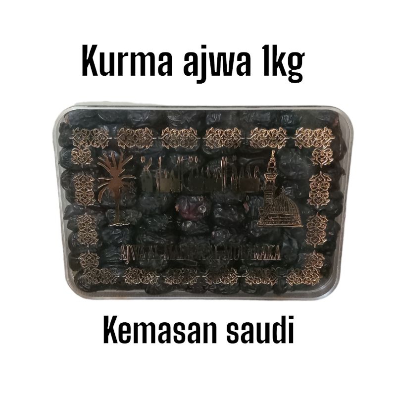 

Kurma Ajwa Madinah 1kg Asli Kemasan Saudi