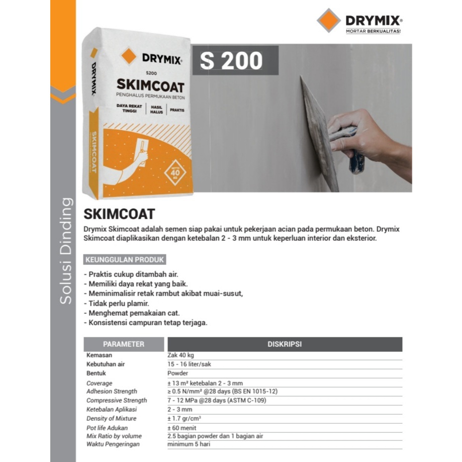 Drymix Skimcoat S200