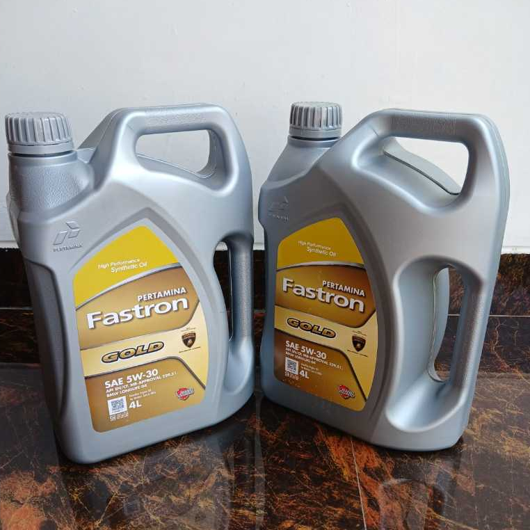 [PERTAMINA] FASTRON GOLD SAE 5W-30 4 LITER OLI MESIN PERTAMINA | OLI MOBIL FASTRON 100% ORIGINAL