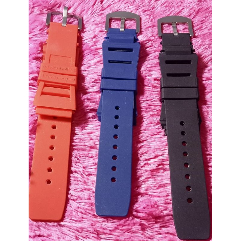 strap tali jam tangan Richard Mille rm hitam biru merah
