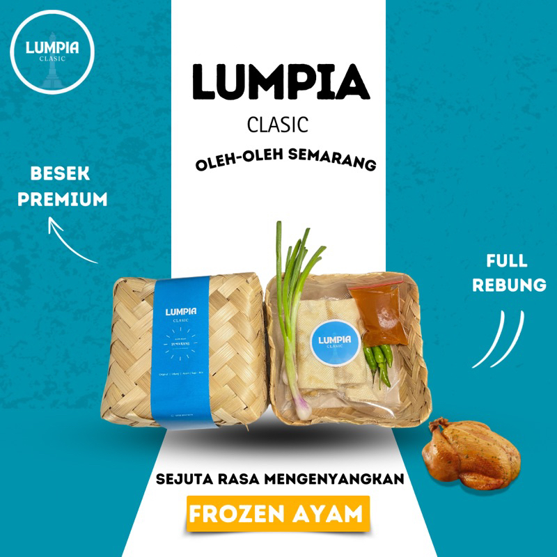 

LUMPIA CLASIC AYAM | FROZEN | 5 Pcs