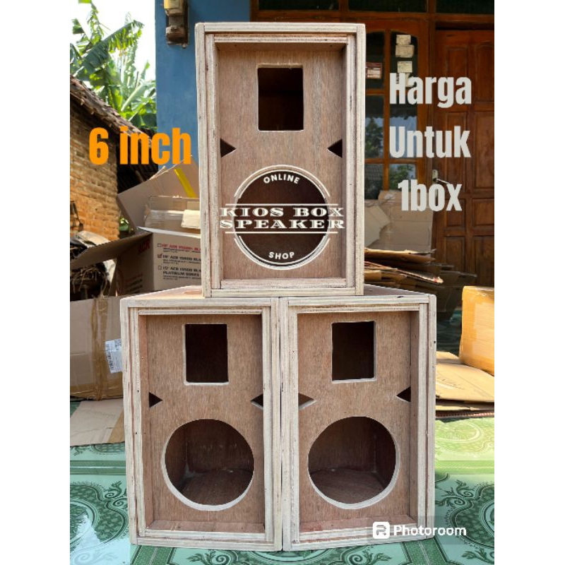 Box Speaker 6 inch line array single plus tweeter tebal triplek 12 mm