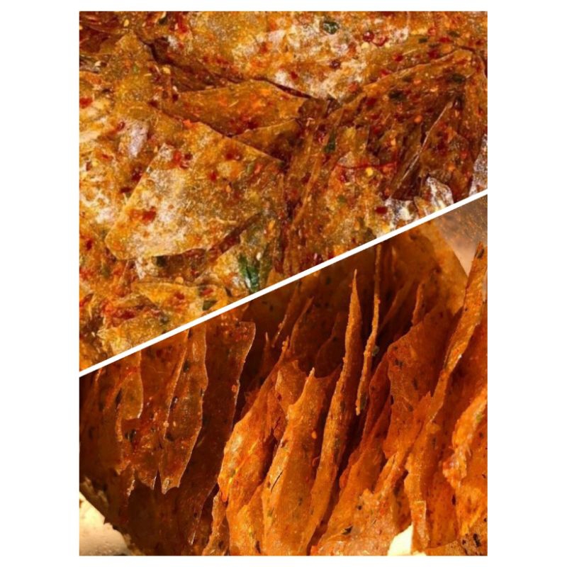 

kripik kaca daun jeruk pedas 75 gr gurih kriuk bakalan deudeuieun