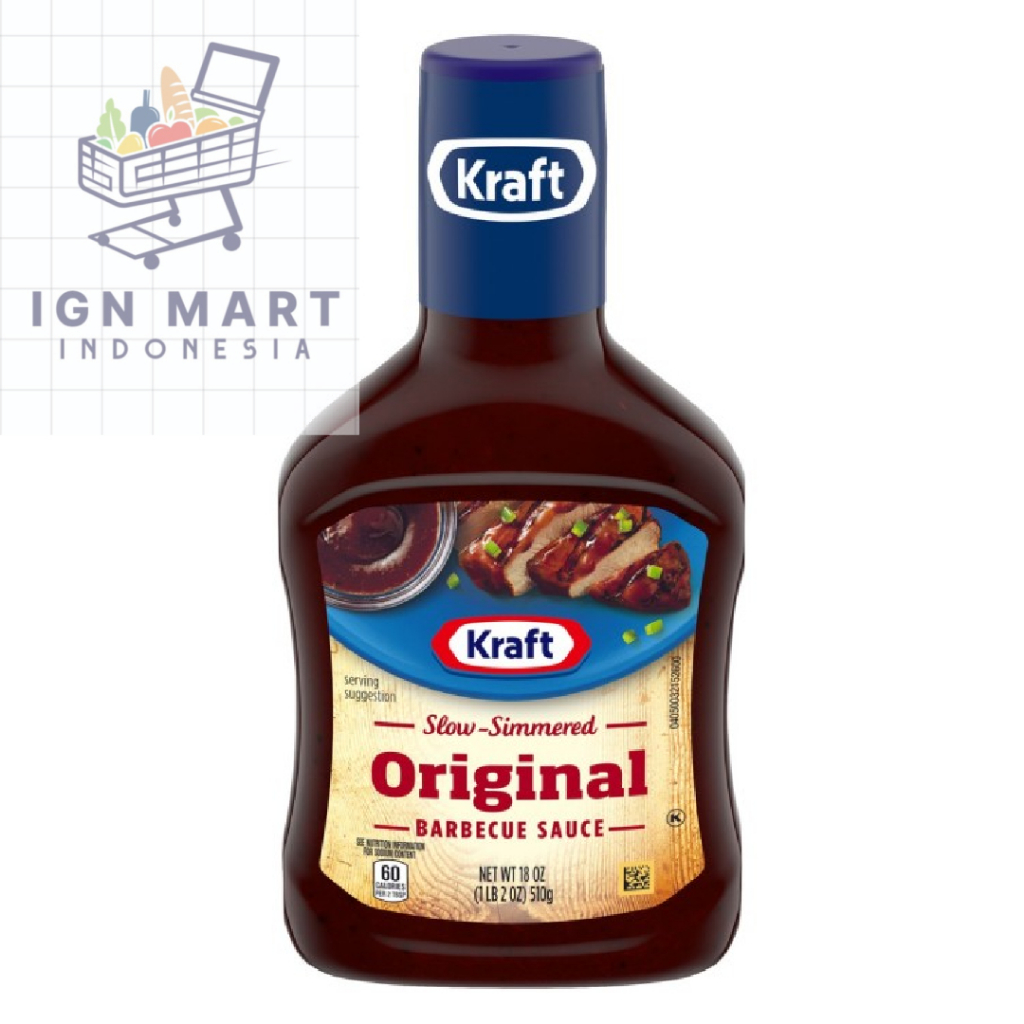 

KRAFT BBQ SAUCE ORIGINAL 18 OZ 510 Gr