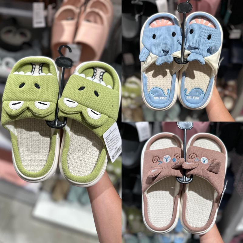 KKV ‼️ Sandal Slop Hollow / Slippers Dinosaurus Shark Collections