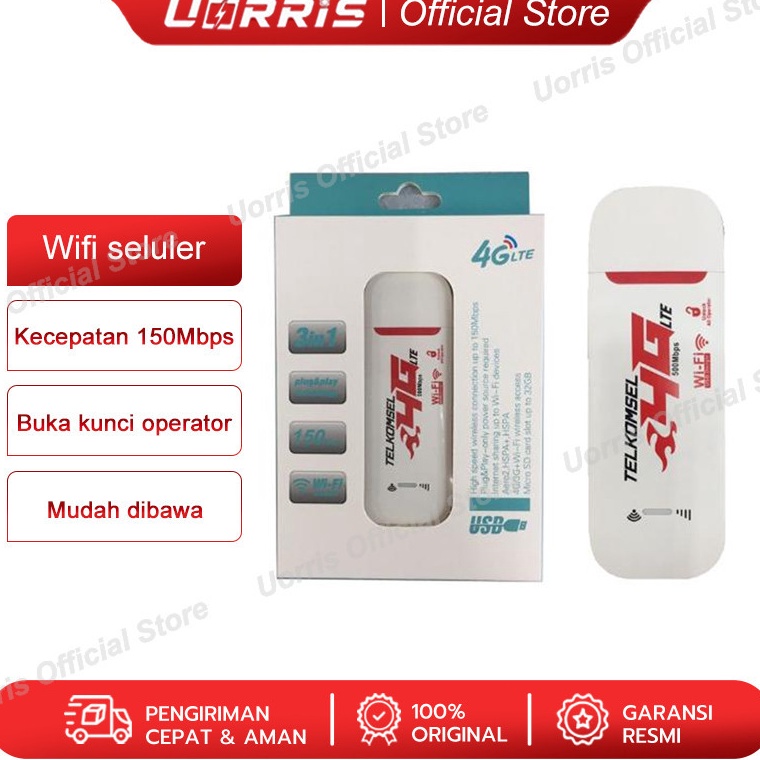 KODE B52D UORRIS Modem WIFI USB 4g All Operator LTE Modem USB 15Mbps Modem Mifi COD Support 1 Device