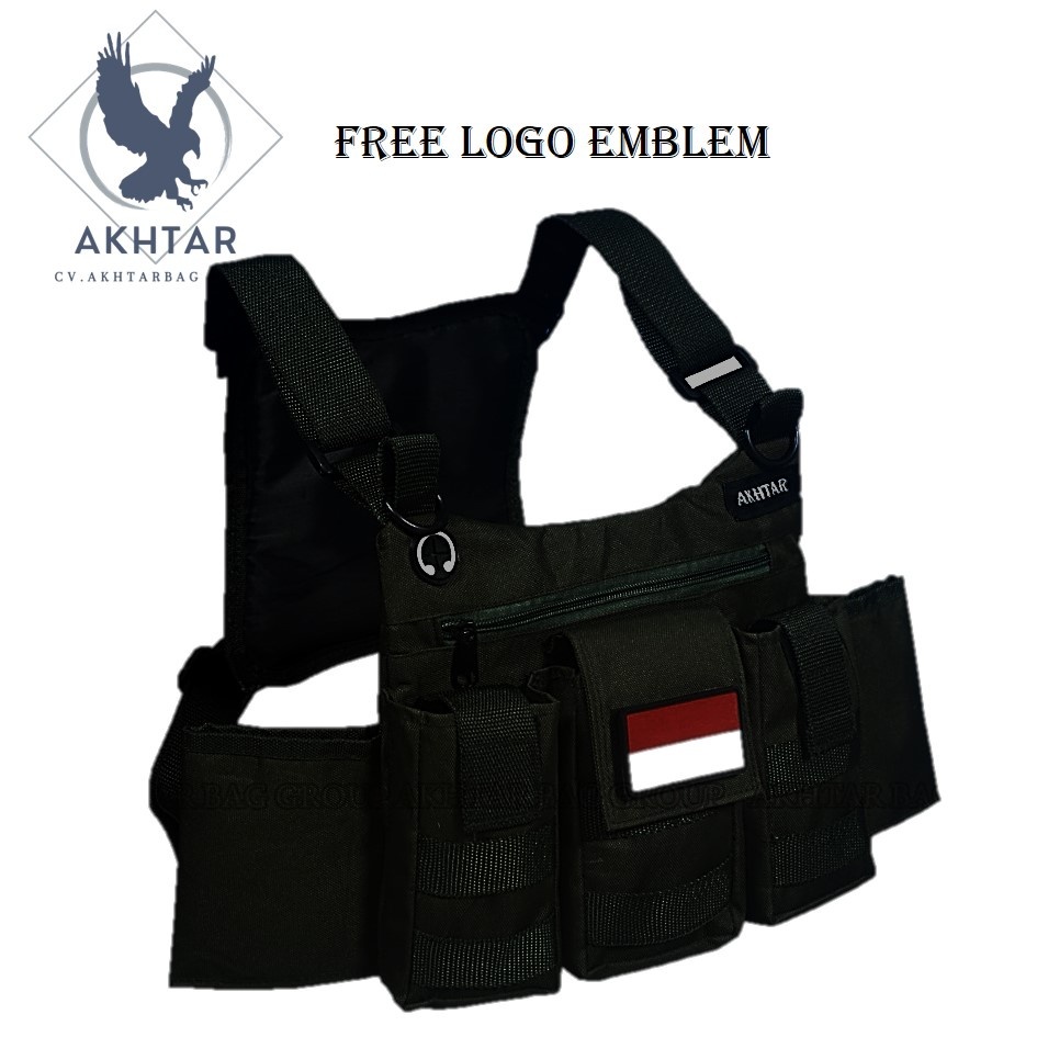 tas dada pria tactical army chestbag distro