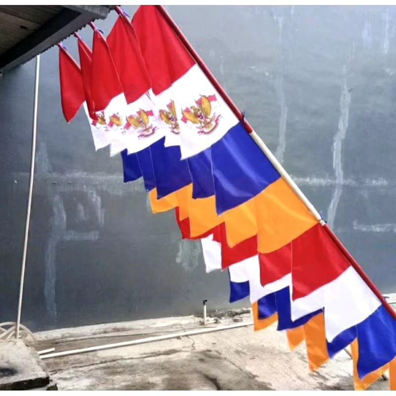 BENDERA umbul-umbul 8 Gelombang