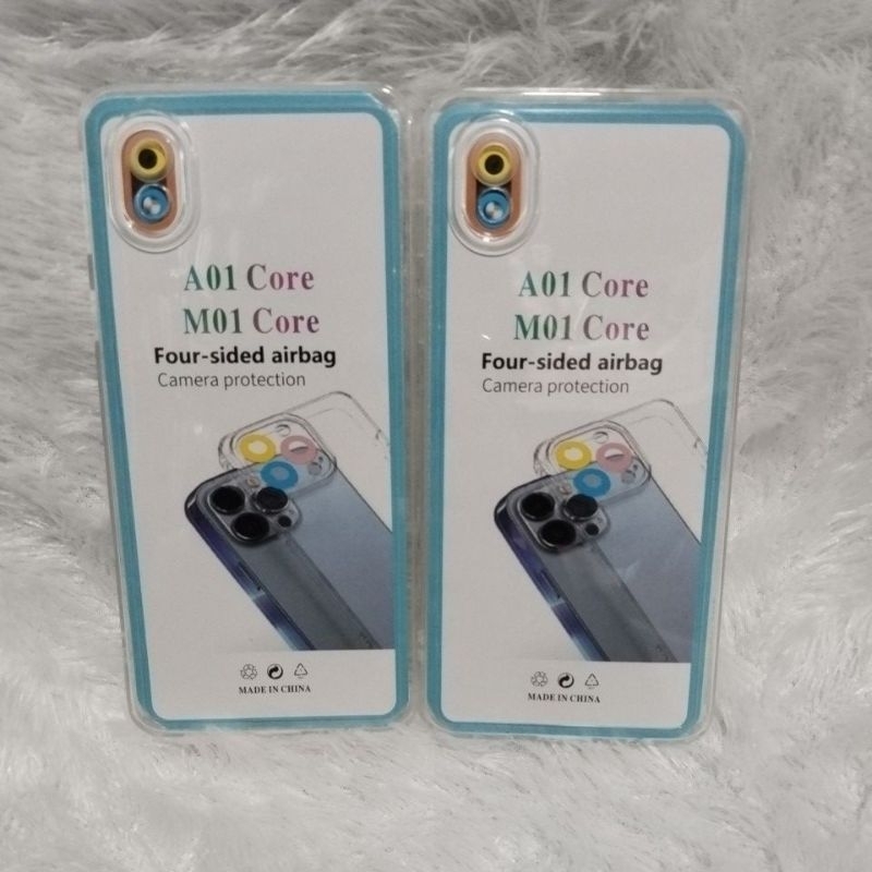 SoftCase Casing Clear SAMSUNG A01 CORE/M01 CORE Silikon Bening Transparan Pelindung Belakang hp