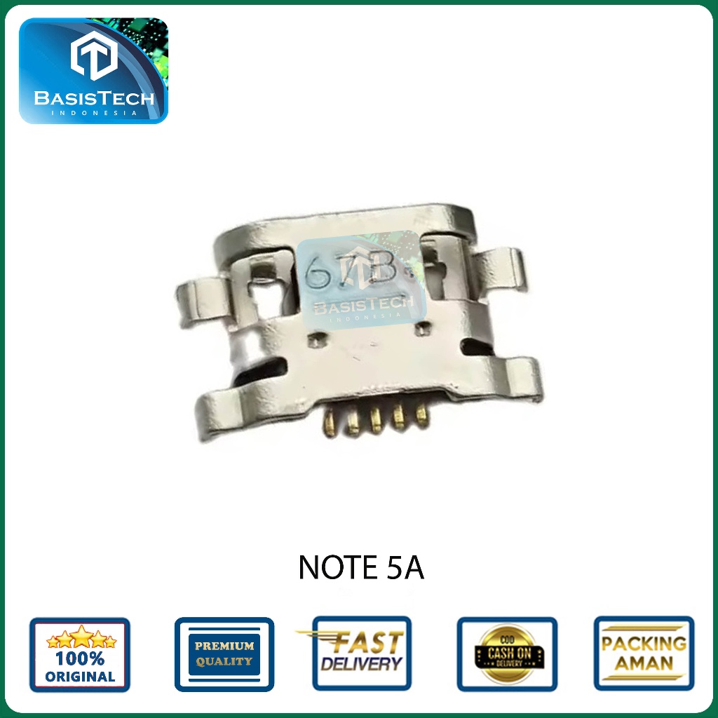 KONEKTOR LUBANG CAS CHARGER XIAOMI REDMI NOTE 5A - ORI