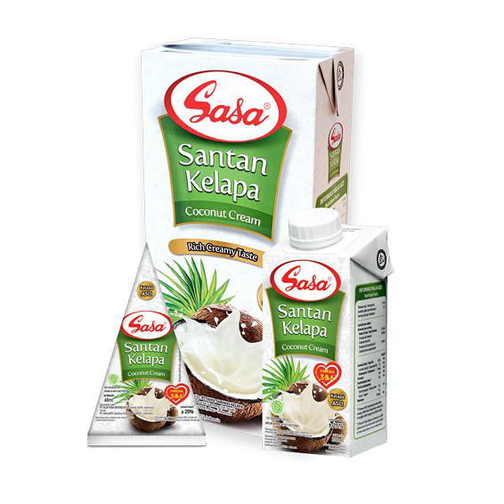 

Sasa santan kelapa cair 65 ml / 200 ml