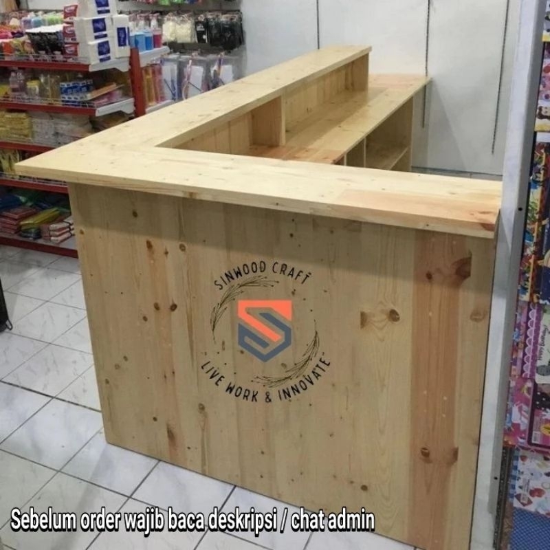 Minibar Cafe | Meja Kasir Jati Belanda